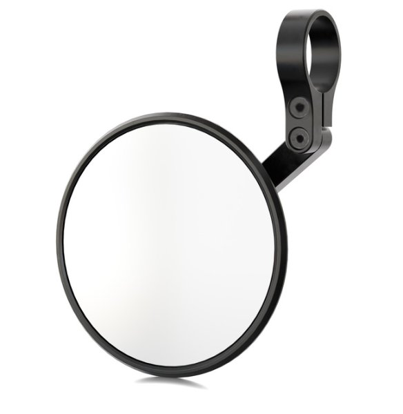 Bar End Mirror CIRCULA-S black matt with joint (ECE standard) - Click Image to Close