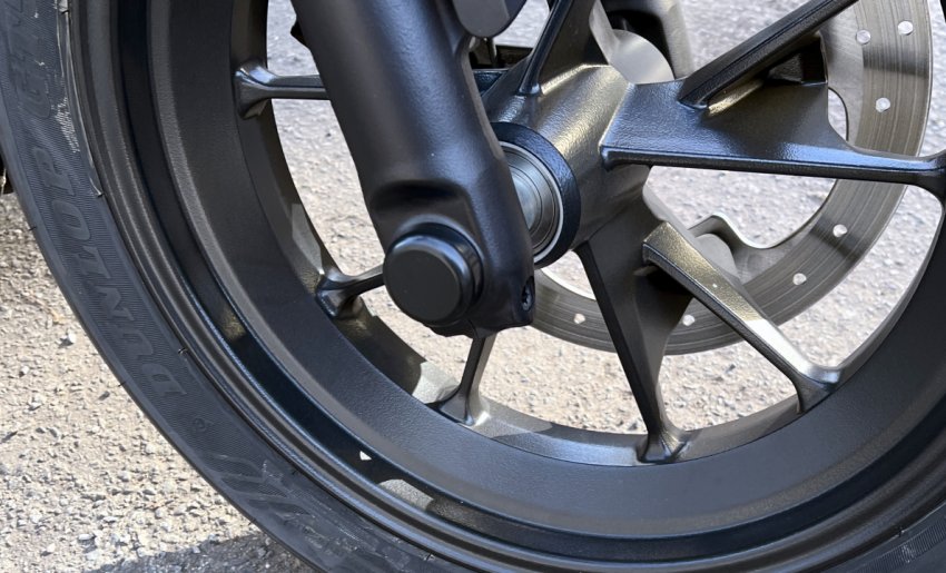 Cover Caps (with radius) front wheel axle - Sportster S 1250 - Click Image to Close