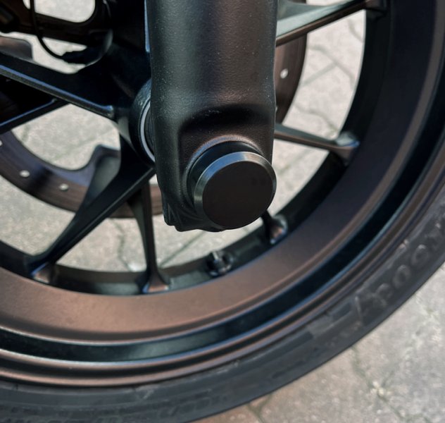 Cover Caps (with bevel) front wheel axle - Sportster S 1250 - Click Image to Close