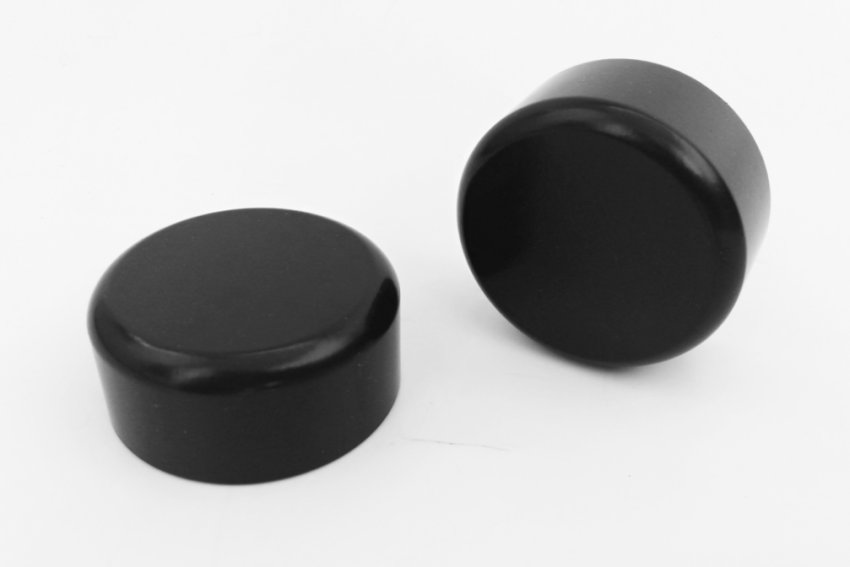 Cover Caps (with radius) front fork - Sportster S 1250 - Click Image to Close