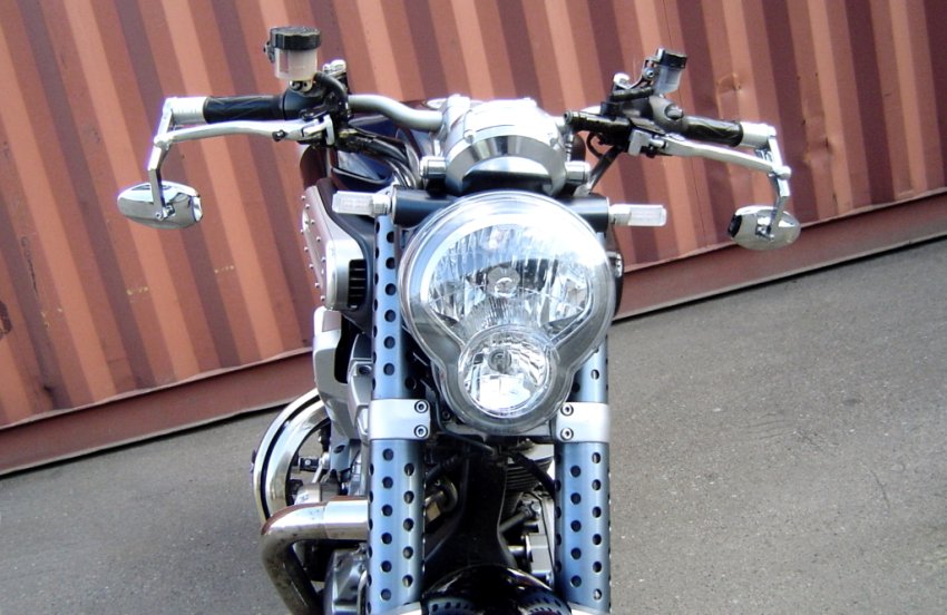 Bar End Weights (long) Type-7 for handlebar end mirrors - Click Image to Close
