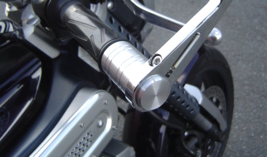 Bar End Weights (long) Type-7 for handlebar end mirrors - Click Image to Close