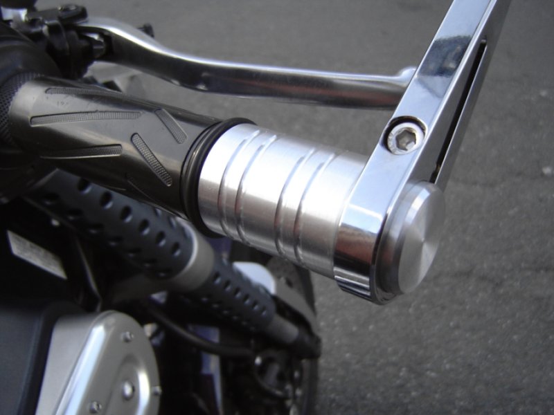 Bar End Weights (long) Type-7 for handlebar end mirrors - Click Image to Close