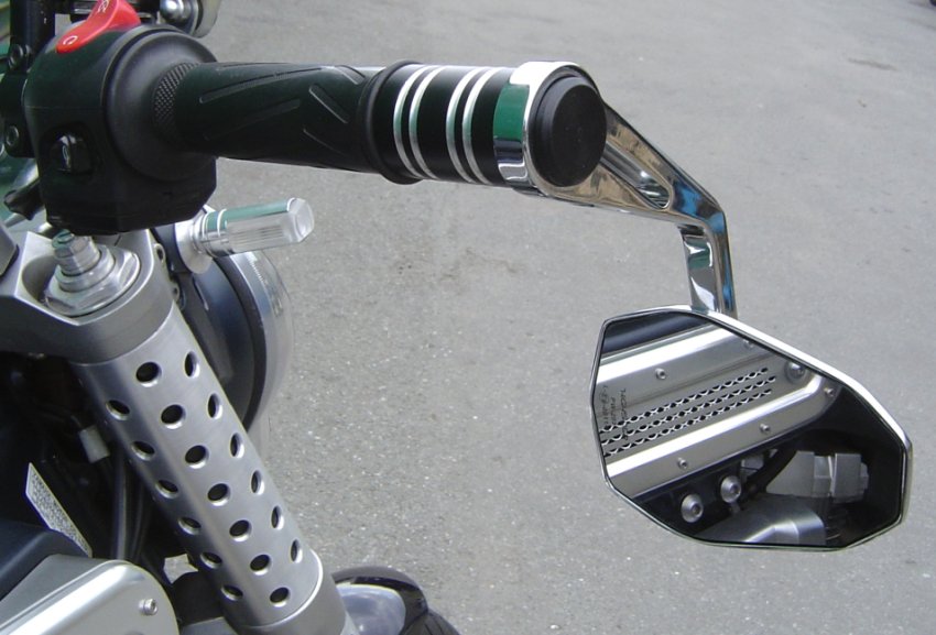 Bar End Weights (long) Type-7 for handlebar end mirrors - Click Image to Close