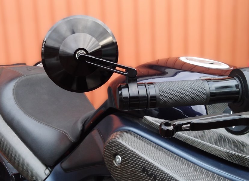 Bar End Mirror MONTANA 2 with joint (ECE standard) - Click Image to Close