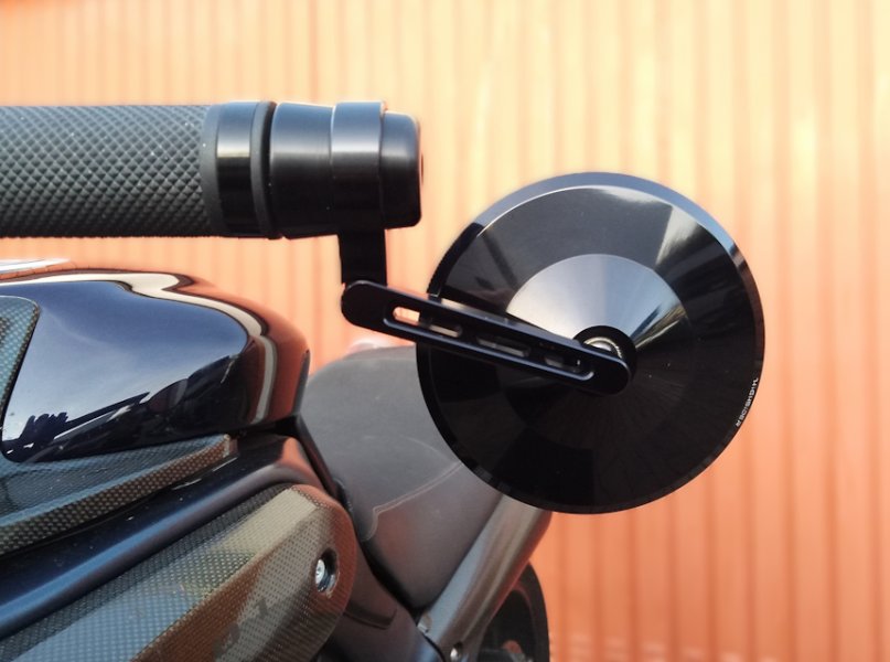Bar End Mirror MONTANA 2 with joint (ECE standard) - Click Image to Close