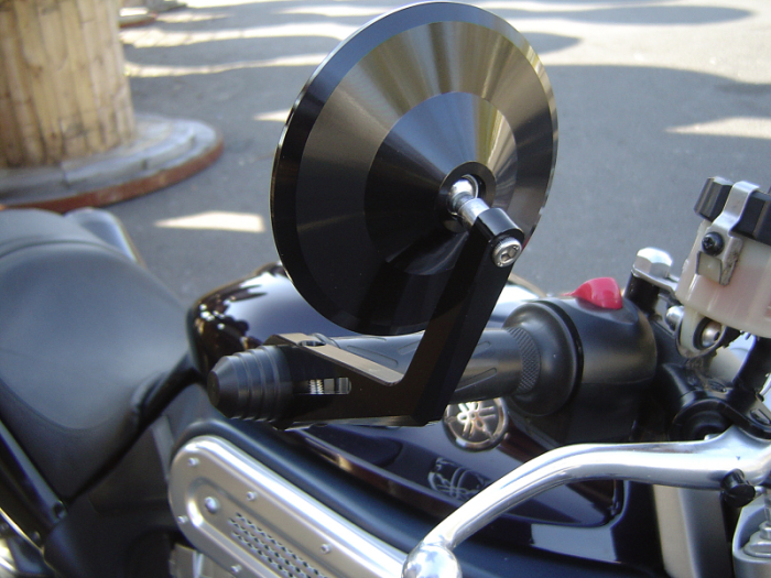 Bar End Mirror MONTANA black (ECE standard) - Click Image to Close